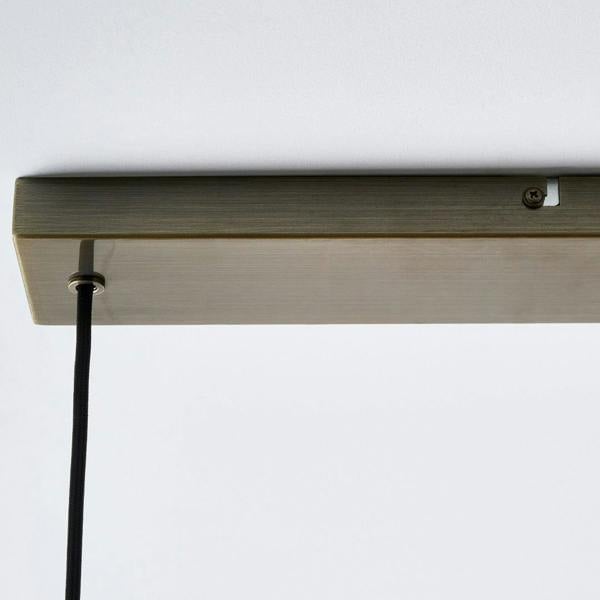 Pagazzi Lighting Tamara 3-Light Antique Brass Pendant Bar