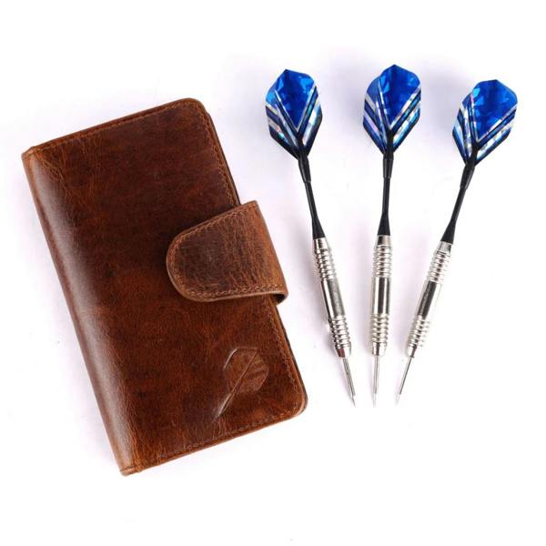 Buffalo Leather Darts Wallet - lifestyle shot