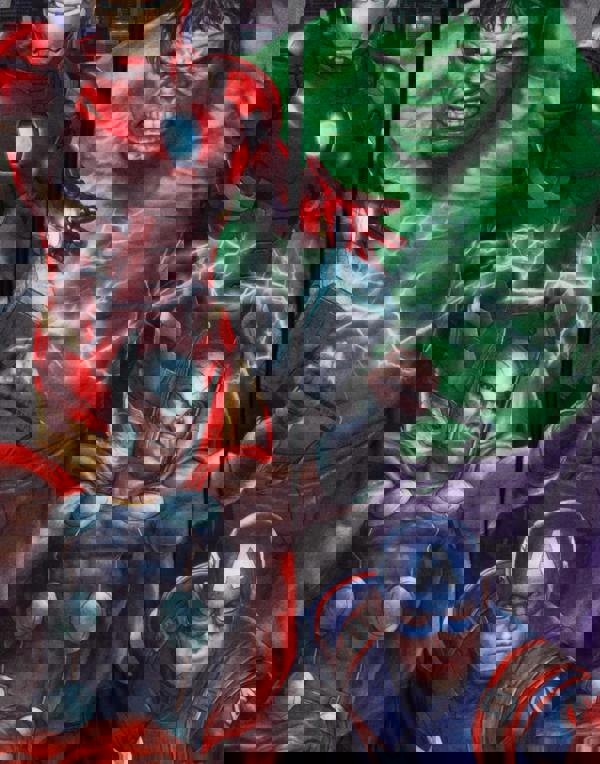 Marvel Boys Grey Avengers Onesie