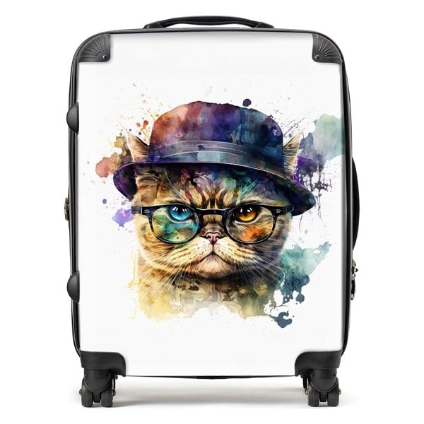 Warren Reed Shorthair Cat Splashart Suitcase