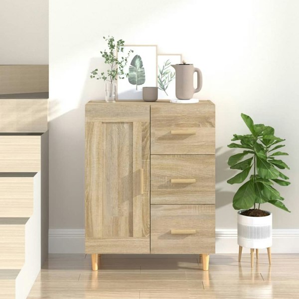 Berkfield Sideboard Sonoma Oak 69.5x34x90 cm Engineered Wood