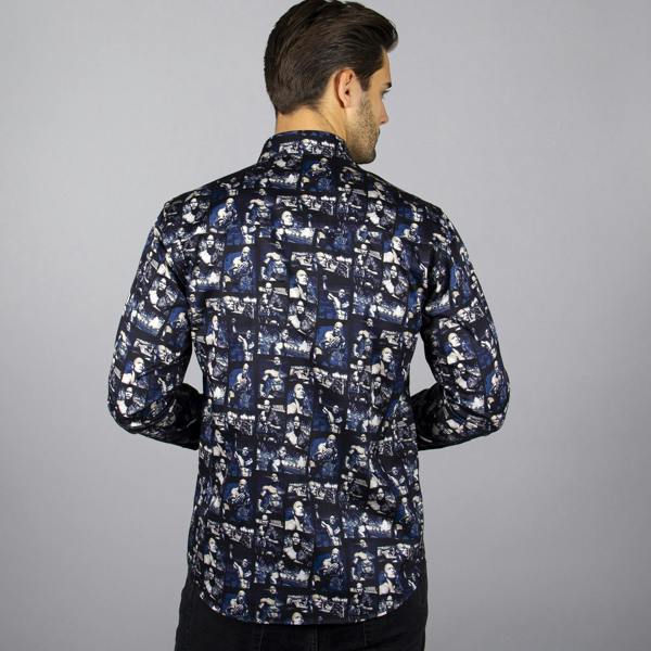 WWE: THE ROCK LEGEND PRINT SHIRT - Premium Men's Patterned Shirt by Claudio Lugli | Bold Design, Tailored Fit, Best Printed Shirts