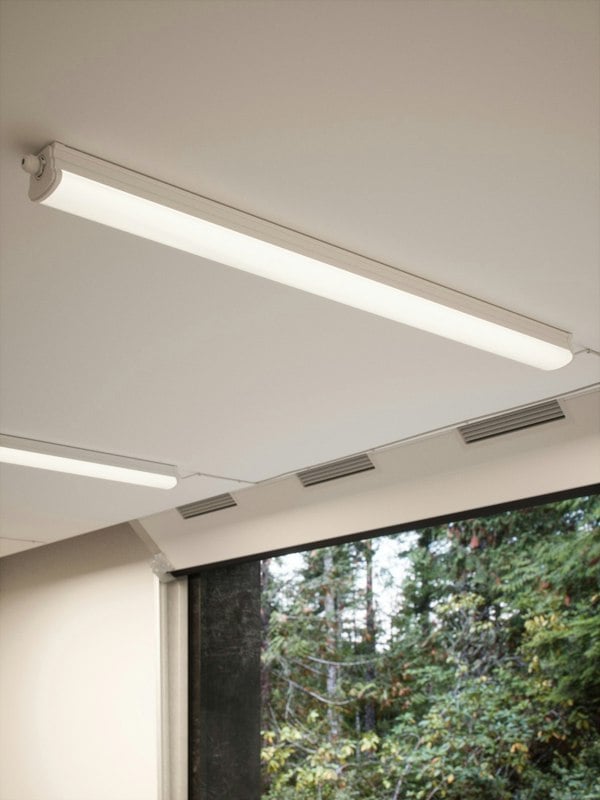 Nordlux Oakland 120 Single | Batten Light Fitting | White
