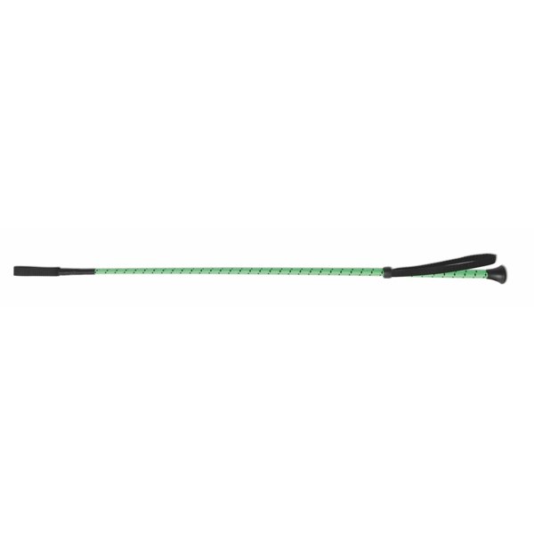 Shires Thread Stem Horse Riding Whip - Green