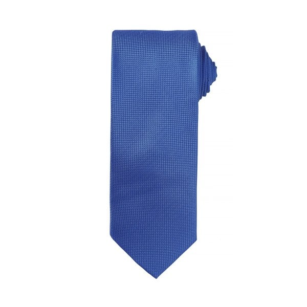 Premier Mens Micro Waffle Formal Work Tie (Pack of 2) - Royal