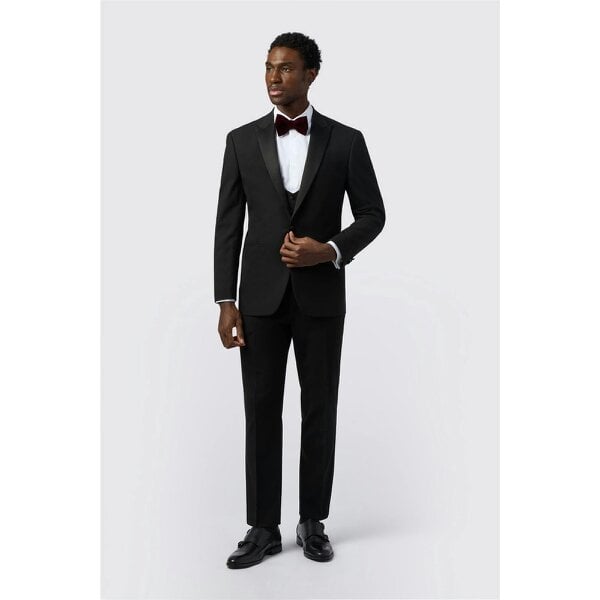 Limehaus Regular Fit Black Tuxedo Jacket
