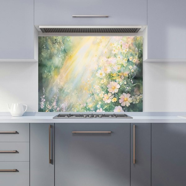 Warren Reed Summer Meadow Glass Kitchen Splashback - 00008