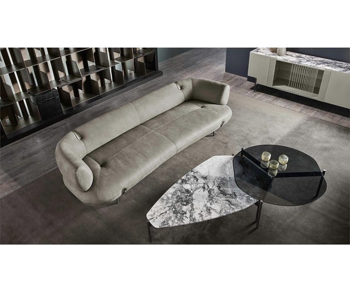 Designer Johnson Cloud Sofa showcasing Italian craftsmanship and modern contemporary style, perfect for adding elegance to high-end home decor and interior design.