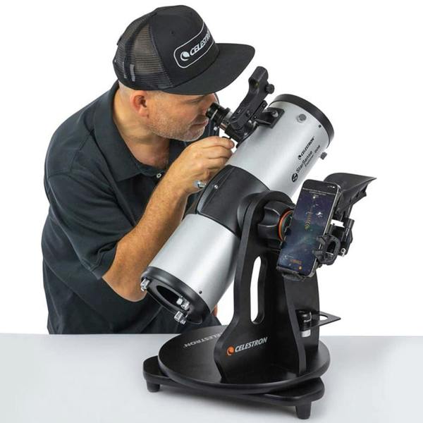 Celestron StarSense Explorer 114mm Smartphone App-Enabled Tabletop Dobsonian Telescope