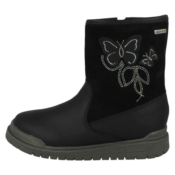 Start-rite Girls Startrite Aqua-Rite Butterfly Detailed Boots Tidal