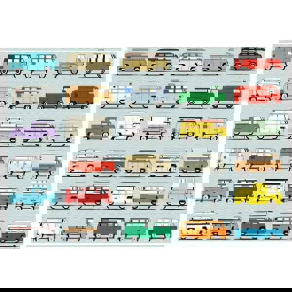 Me and My Car Camper Van 1000 Piece Jigsaw