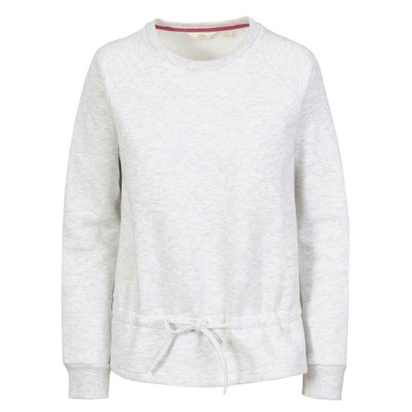 Trespass Women's Gretta Marl Round Neck Sweatshirt - Pale Grey