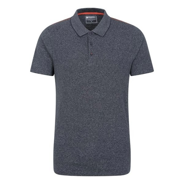 Mountain Warehouse Mens Cordyline Textured Polo Shirt - Navy