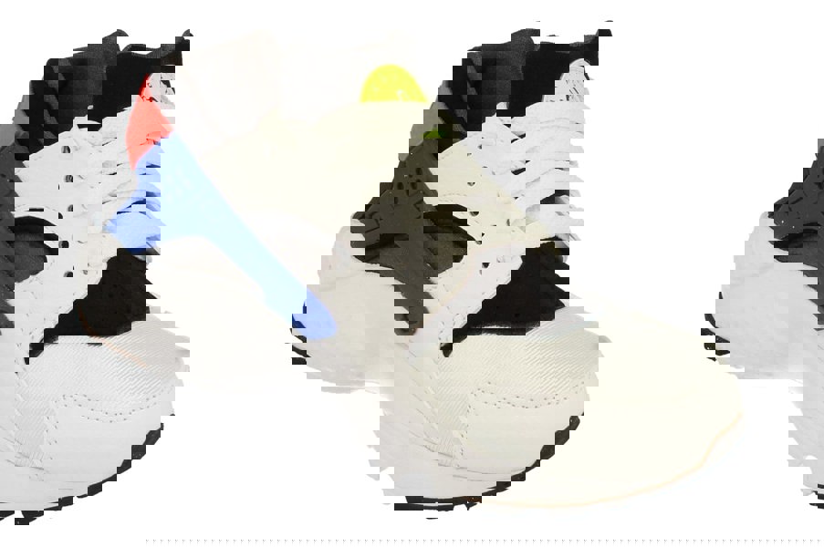 Nike Huarache Run GS Dq0975  100 - White Bright Crimson 100 - Photo 3