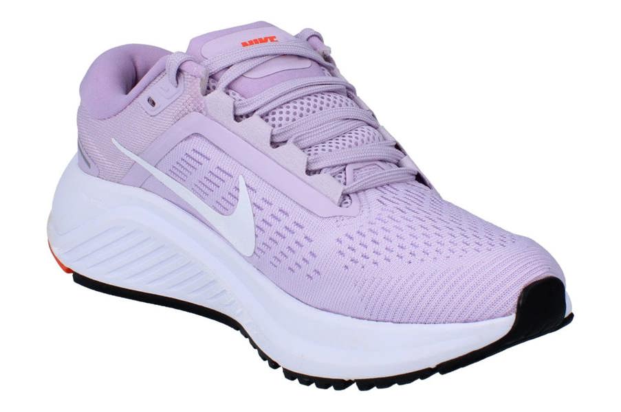 Nike Womens Air Zoom Structure 24 Da8570  501 - Doll White Lilac Rush Orange 501 - Photo 3