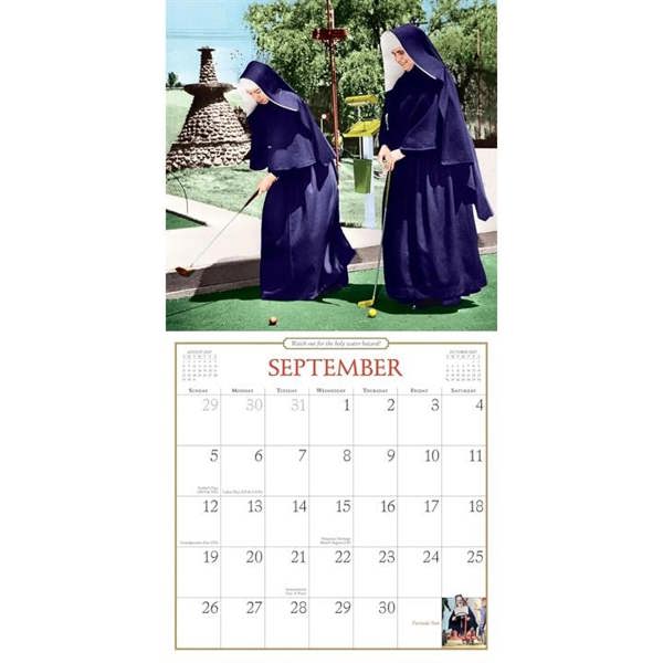 Nuns Having Fun Calendar 2027, Wall Calendars, Month To View, Humour, Gift