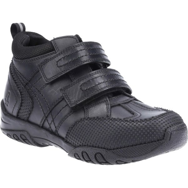 Hush Puppies Jezza Senior Leather Boys's Black Boots