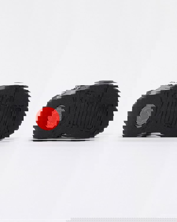 FitFlop Womens Lulu Crystal-Mix Toe-Post Sandals - All Black 090