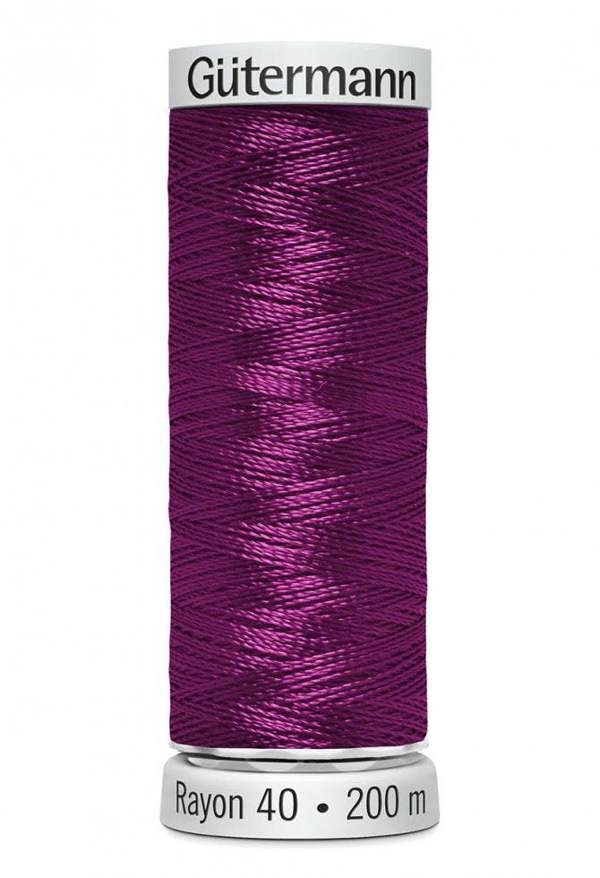 Gutermann No 40 Sulky Rayon Embroidery Thread 200m Rayon Thread Suitable For Embroidery