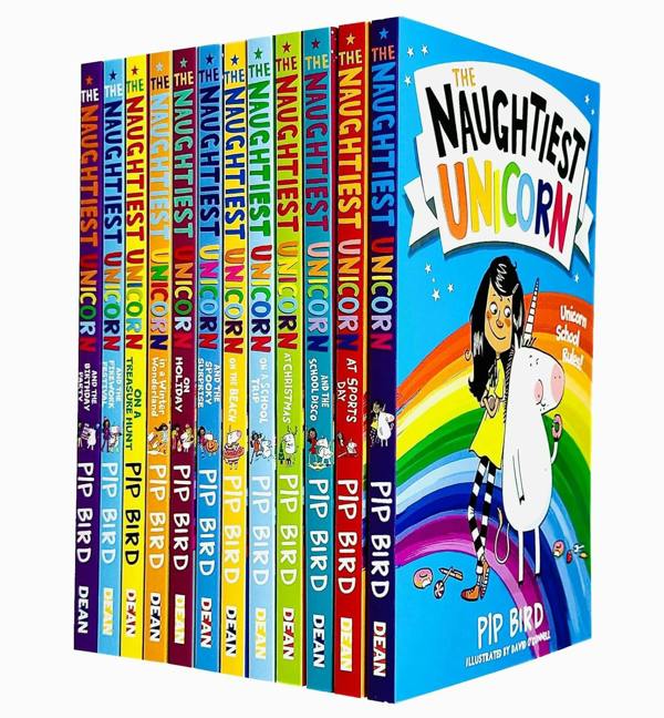 The Naughtiest Unicorn Series 12 Books Collection Set by Pip Bird - Fun,Magical Adventure Stories for Kids aged 8+, Popular Illustrated Junior Fiction