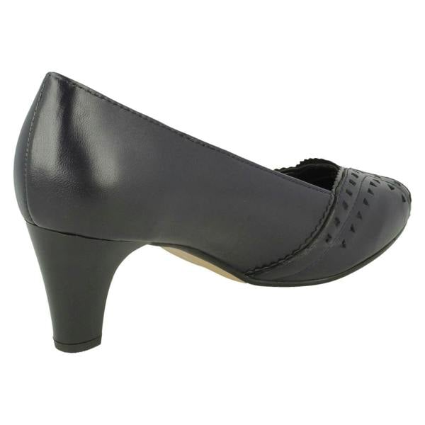 Padders Ladies Padders Heeled Court Shoes Janet