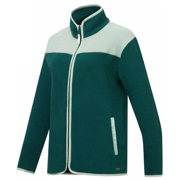 Regatta Womens/Ladies Frankie Borg Full Zip Fleece Jacket - Deep Pine/Glacier - 
