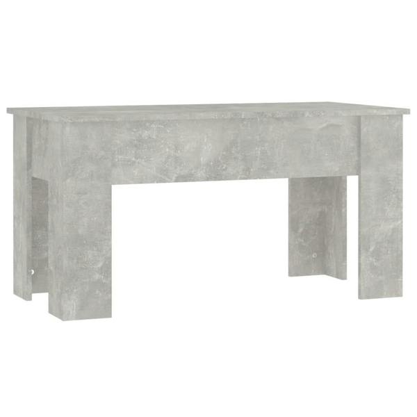 Berkfield Coffee Table Concrete Grey 101x49x52 cm Engineered Wood