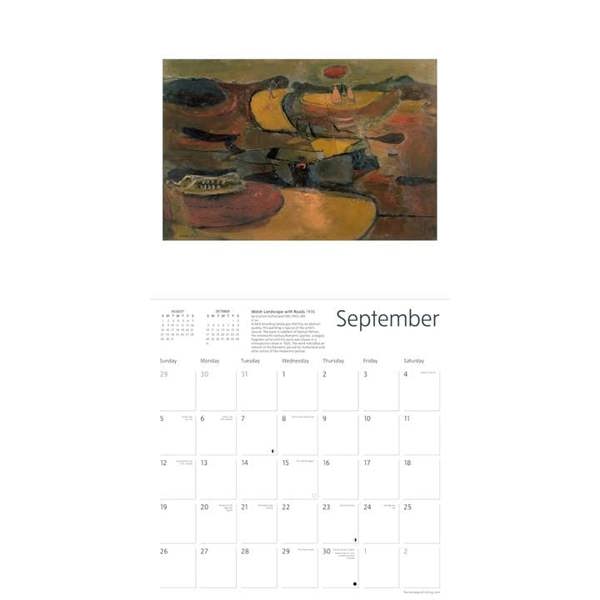 Tate, British Landscapes Calendar 2027, Wall Calendars, Month To View, Art, Gift