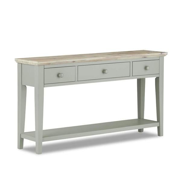 Statement Furniture Florence Console Table with 3 Drawers and Shelf. Hallway Slimline Storage