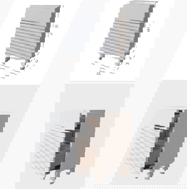 Maria Bruun Bedside Table-Weilai Concept-Weilai Concept