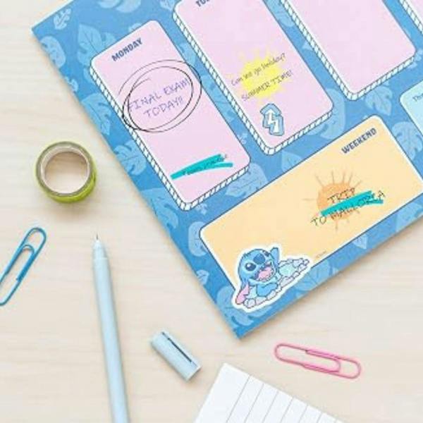 Disney Stitch A4 Weekly Planner Notepad