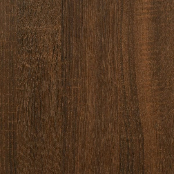Berkfield Bed Frame Brown Oak 90x200 cm Engineered Wood