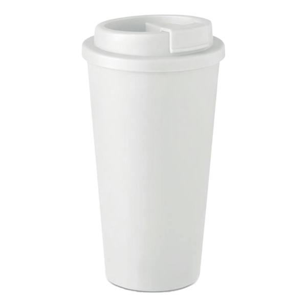 MidOcean Tuesday Double-Walled 450ml Tumbler - White - 