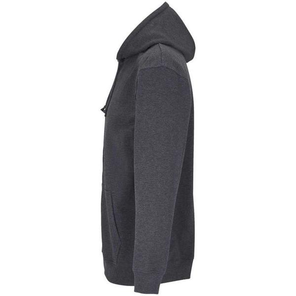 SOLS Unisex Adult Carter Marl Full Zip Hoodie - Charcoal Marl