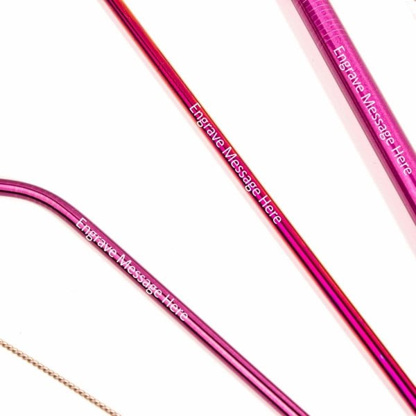 Personalised Straw Gift Set with Free Gift Wrapping - MYLEE London