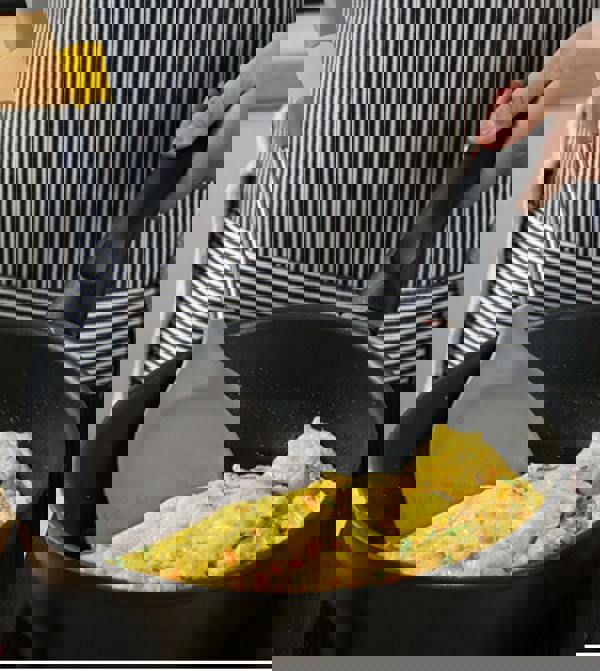 Anygleam 7-piece grey heat-resistant cooking utensil set, includes rice spatula and storage holder—perfect for nonstick cookware.