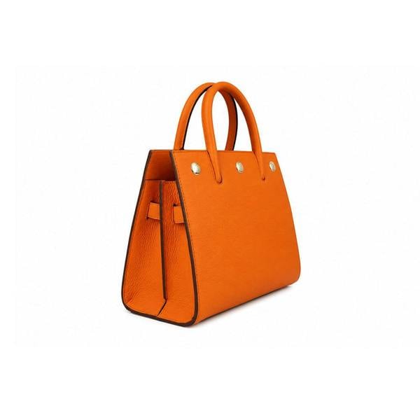 Burberry Tote Top Handle Bag - Orange