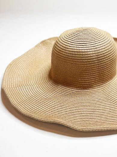 Oversized Straw Summer Hat - svnx