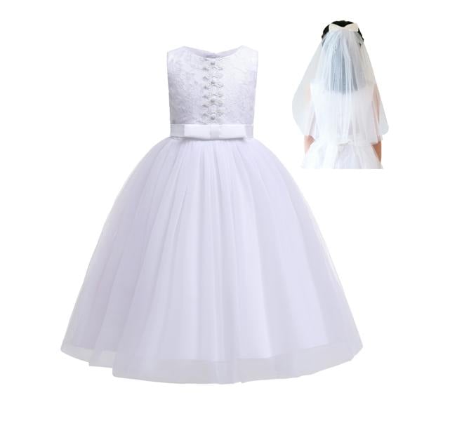 Cinda Holy Communion Dress with Veil