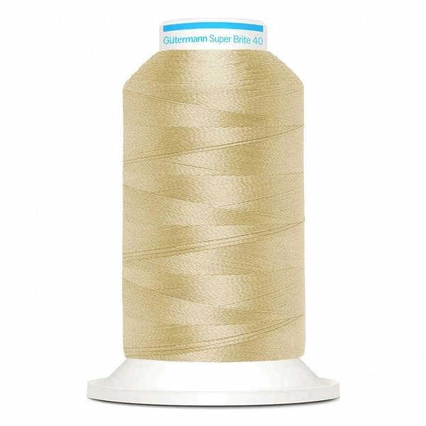 Gutermann Super Brite Polyester 40 Embroidery Thread 1000m Polyester Thread Suitable For Embroidery