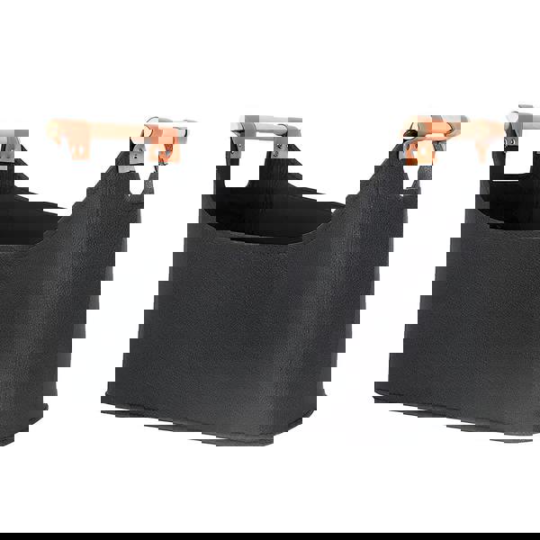 Anyfit Anysort Storage Bag Black Basket Fire Wood Fruit Vegetable Flower Plant Organizing Rack Container