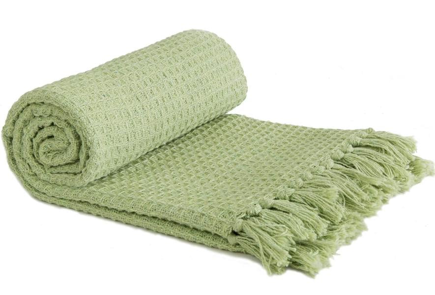 Honeycomb Throw 70x100" Pistachio