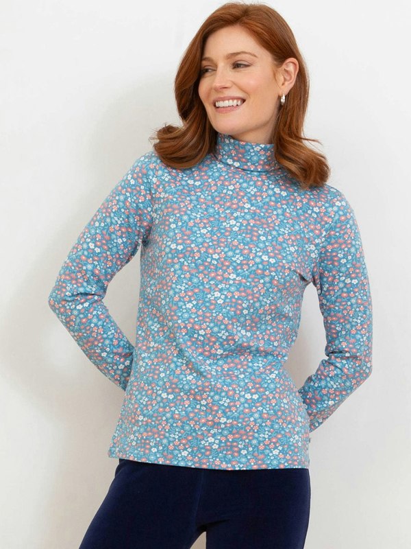 Kite Organic Crawford Roll Neck Jersey Top