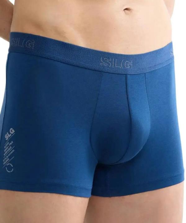 Sloggi 2-Pack SLG Base Boxer Trunks, Blue/Charcoal