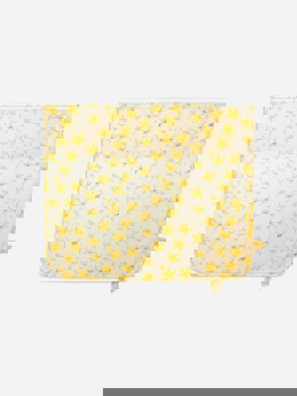 The Bonnie Mob Baby Girls Starfish Shawl in Ivory