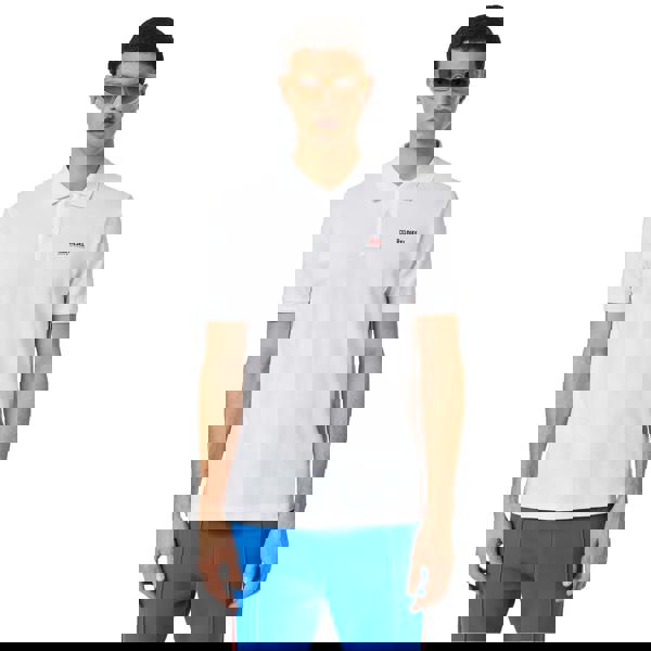 Diesel Unisex Adult T Smith Div New D Logo Polo Shirt - White - 