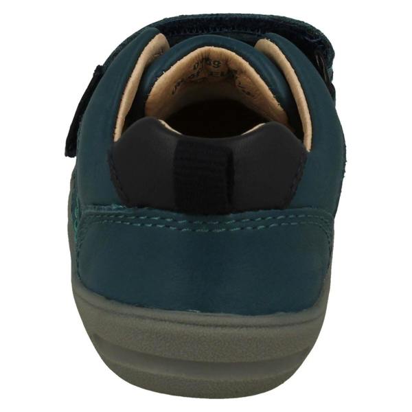 Clarks Boys Startrite Casual Hook & Loop Shoes Footprint
