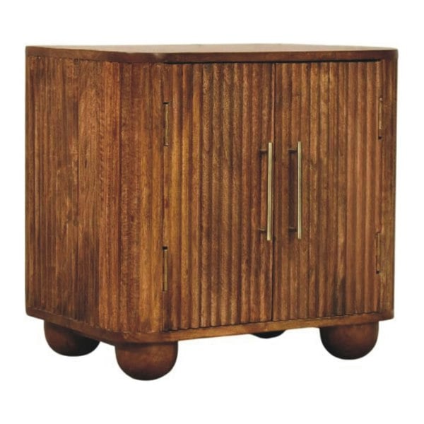 Artisan Furniture Solid Wood Solis Fluted Mini Sideboard