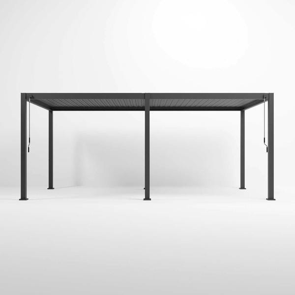 Ocean Designs Tivoli 6m x 3.6m Grey Frame Free Standing Pergola
