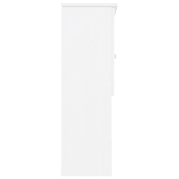 Berkfield Dresser Top ALTA White 77x30x92 cm Solid Wood Pine
